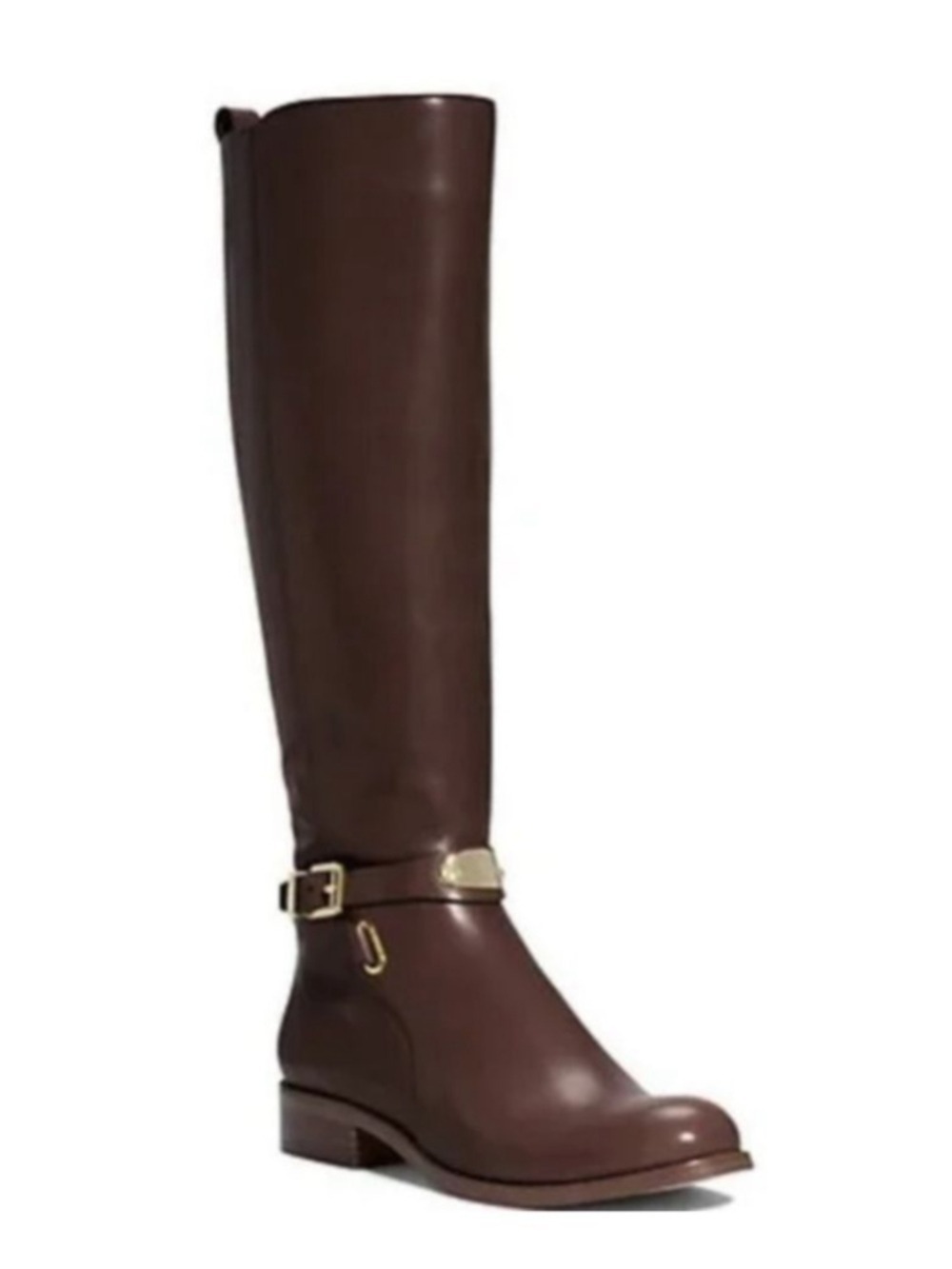 Michael Kors Arley Leather Riding Boots Size 8